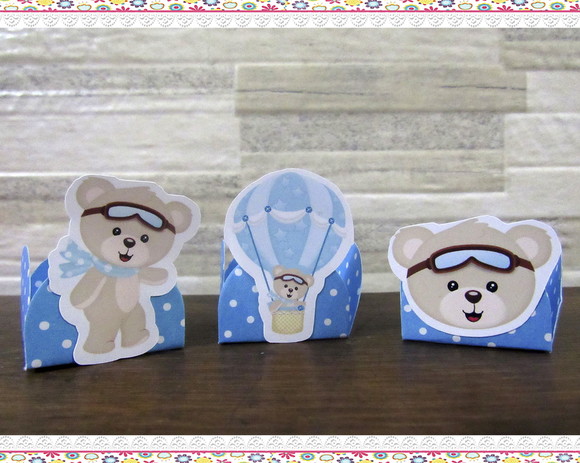 Forminha para Docinhos Ursinho Baloeiro - Imagem 4