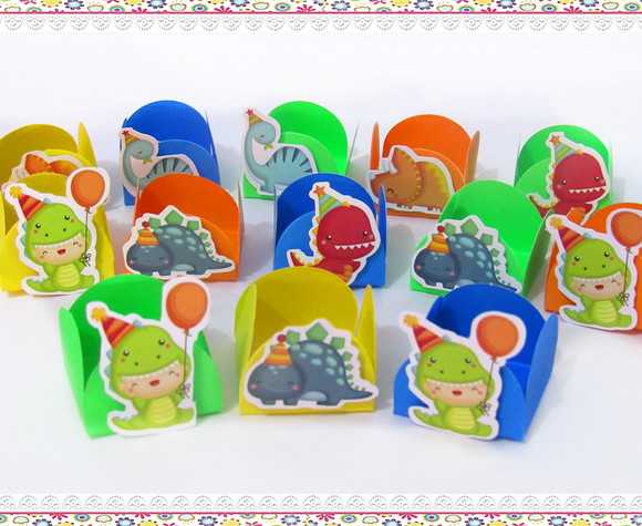 Forminhas para Docinhos Dino Baby - Imagem 2