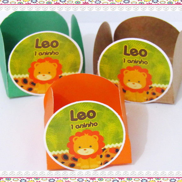 Forminhas para Docinhos Leãozinho Safari ( 50 unidades) - Imagem 3