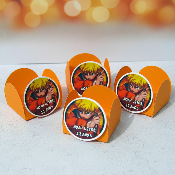 Forminhas para Docinhos Naruto ( 50 unidades)