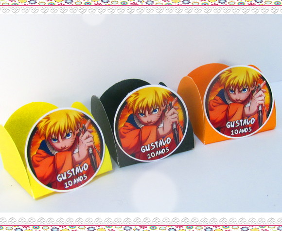 Forminhas para Docinhos Naruto ( 50 unidades) - Imagem 2