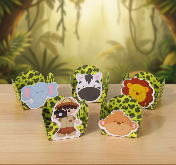Forminhas para Docinhos Safari - Oncinha ( 50 unidades)