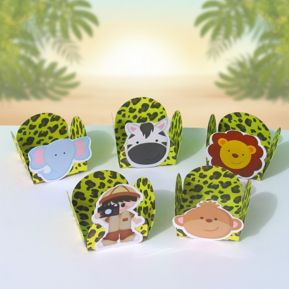 Forminhas para Docinhos Safari - Oncinha ( 50 unidades) - Imagem 2