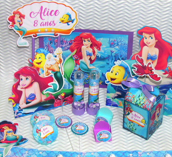 Kit Festa em Casa : É Só Um Bolinho - Ariel