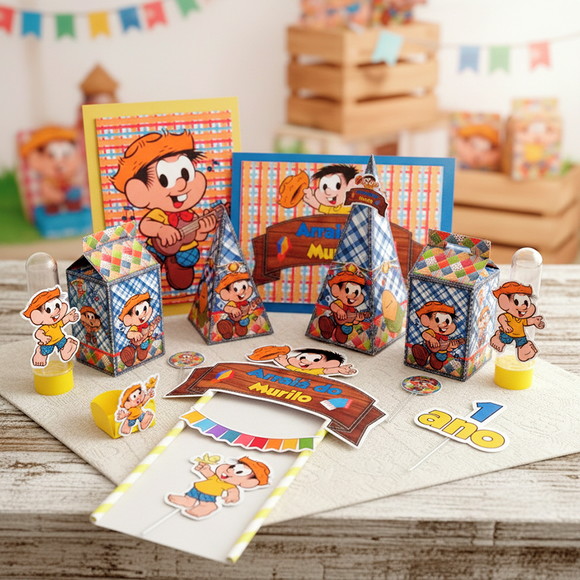 Kit Festa em Casa : É Só Um Bolinho - Chico - Bento