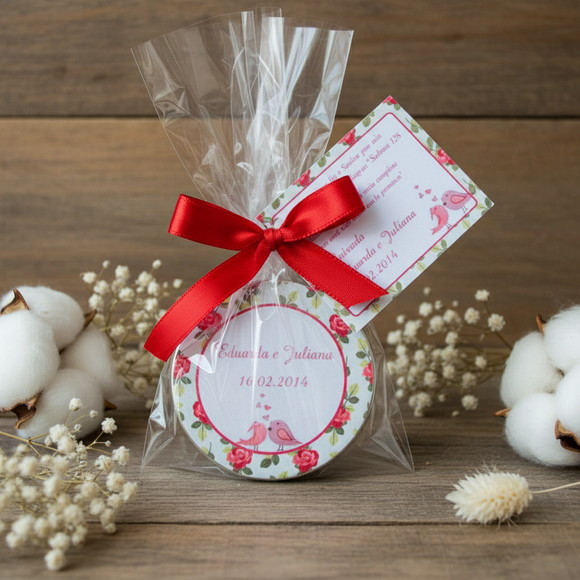 Latinha Personalizada com Balinhas Casamento - Imagem 3