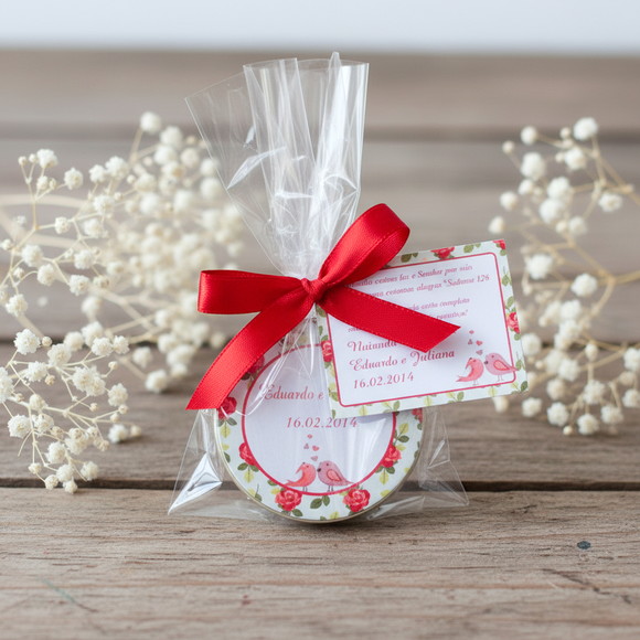 Latinha Personalizada com Balinhas Casamento - Imagem 4