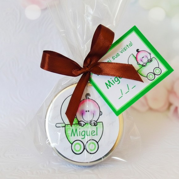 Latinha Personalizada com Balinhas Chá de Bebê - Imagem 3