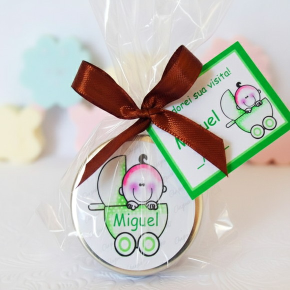 Latinha Personalizada com Balinhas Chá de Bebê - Imagem 4