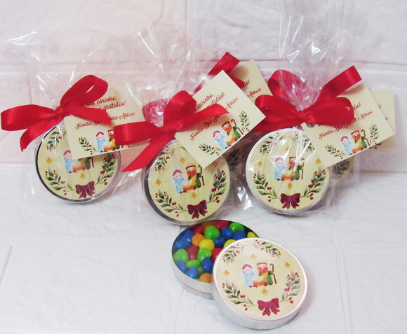 Latinha Personalizada com Balinhas Natal - Imagem 4
