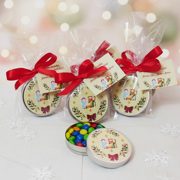 Latinha Personalizada com Balinhas Natal - Imagem 2