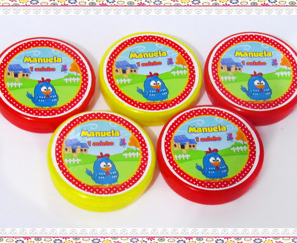Latinha Personalizada Galinha Pintadinha