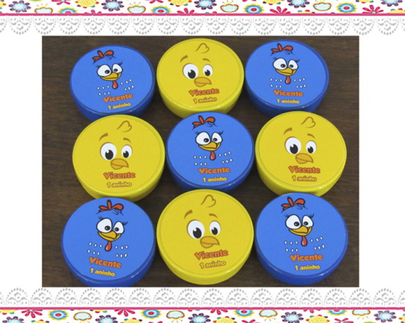 Latinha Personalizada Galinha Pintadinha - Imagem 3