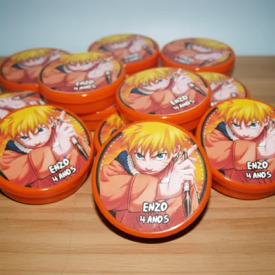 Latinha Personalizada Naruto