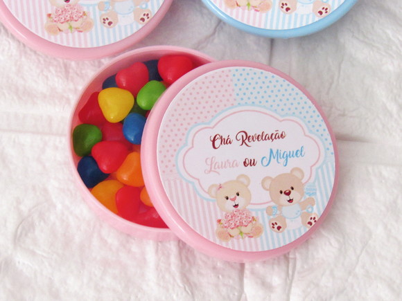 Latinhas Personalizadas Chá Revelação - Imagem 2