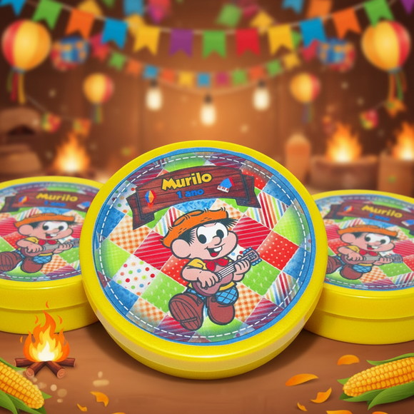 Latinhas Personalizadas Chico - Bento