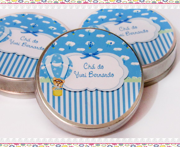 Latinhas Personalizadas Ursinho Baloeiro - Imagem 2
