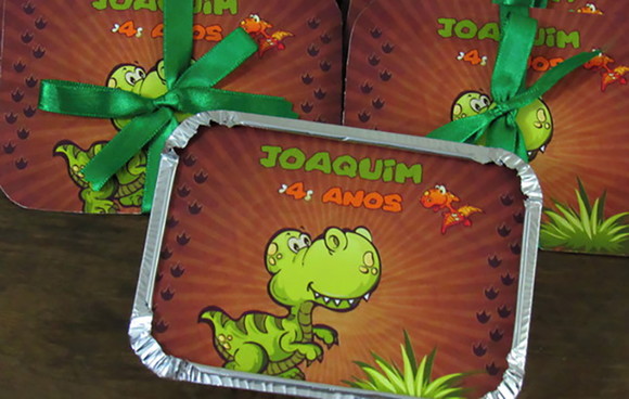 Marmitinha Personalizada Dinossauro - Imagem 2