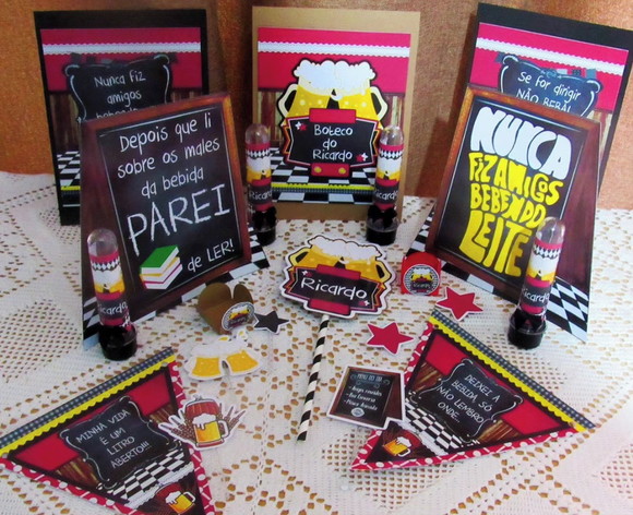 Mini Kit Festa em Casa : É Só Um Bolinho : Boteco