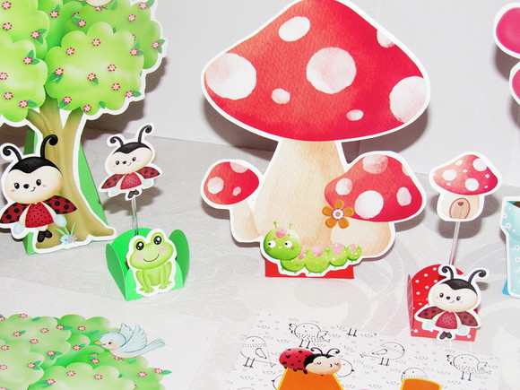 Mini Kit Festa em Casa : É Só Um Bolinho : Jardim Encantado - Imagem 3