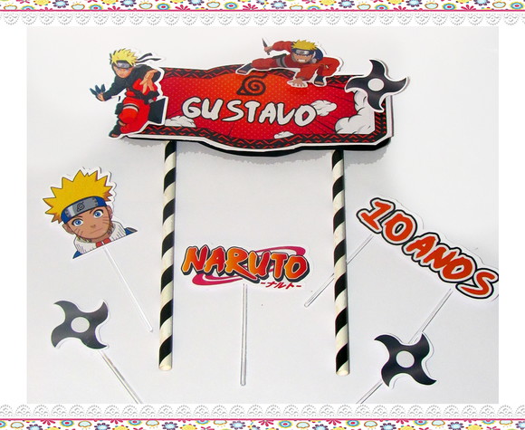 Mini Kit Festa em Casa : É Só Um Bolinho : Naruto - Imagem 2
