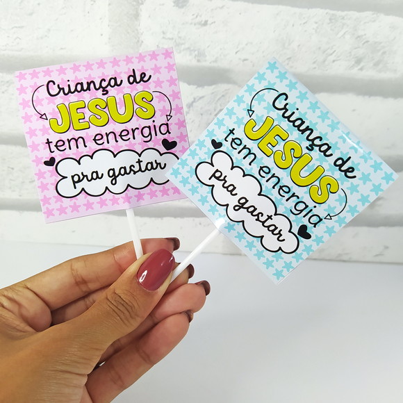 Pirulito Personalizado Brinde Dia das Crianças - Imagem 2