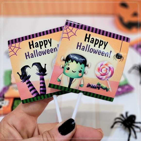 Pirulito Personalizado Brinde Halloween - Imagem 2