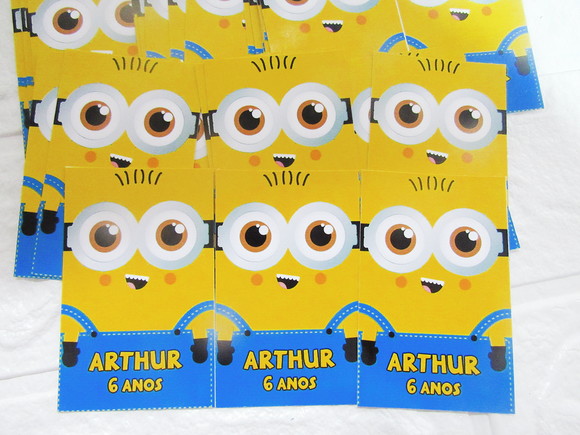Rótulo para Tubetes Minions - Imagem 2