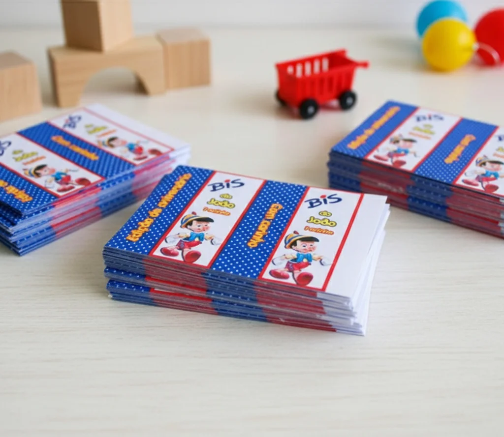 Rótulo Personalizado para Bis Pinóquio ( 50 unidades) - Imagem 2
