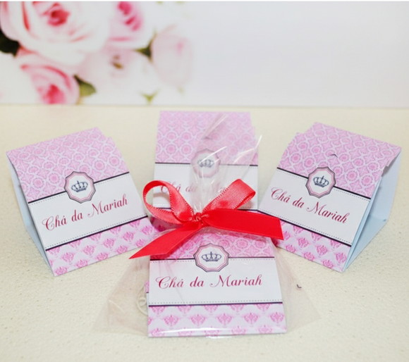 Sachê de Chá Personalizado Chá de Bebê