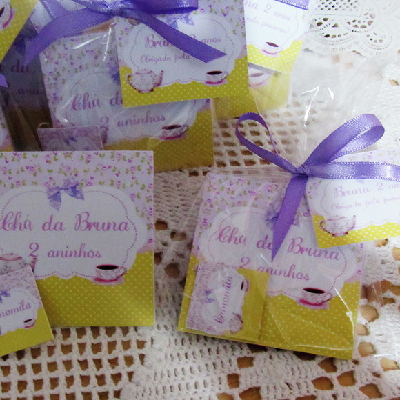 Sachê de Chá Personalizado Chá de Boneca - Imagem 3