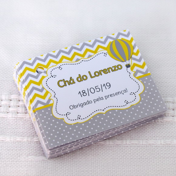 Tag para Lembrancinha Maternidade (50 unidades) - Imagem 1
