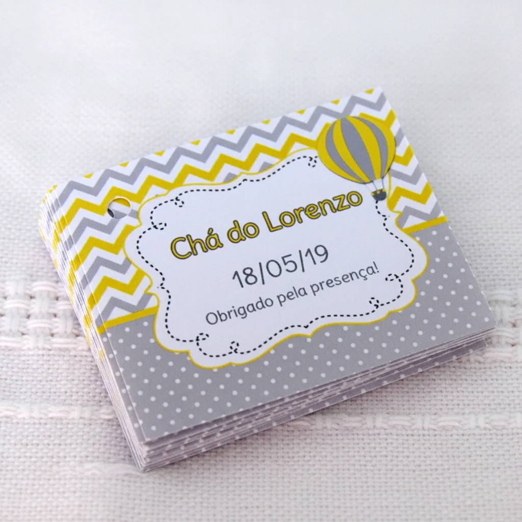 Tag para Lembrancinha Maternidade (50 unidades) - Imagem 2
