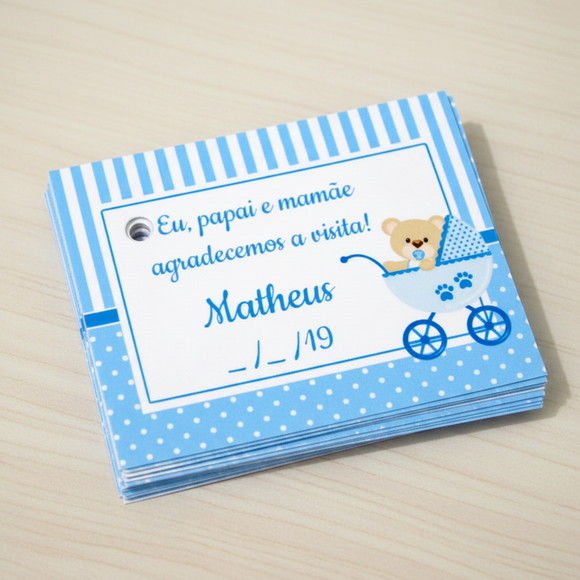 Tag para Lembrancinha Maternidade (50 unidades) - Imagem 2
