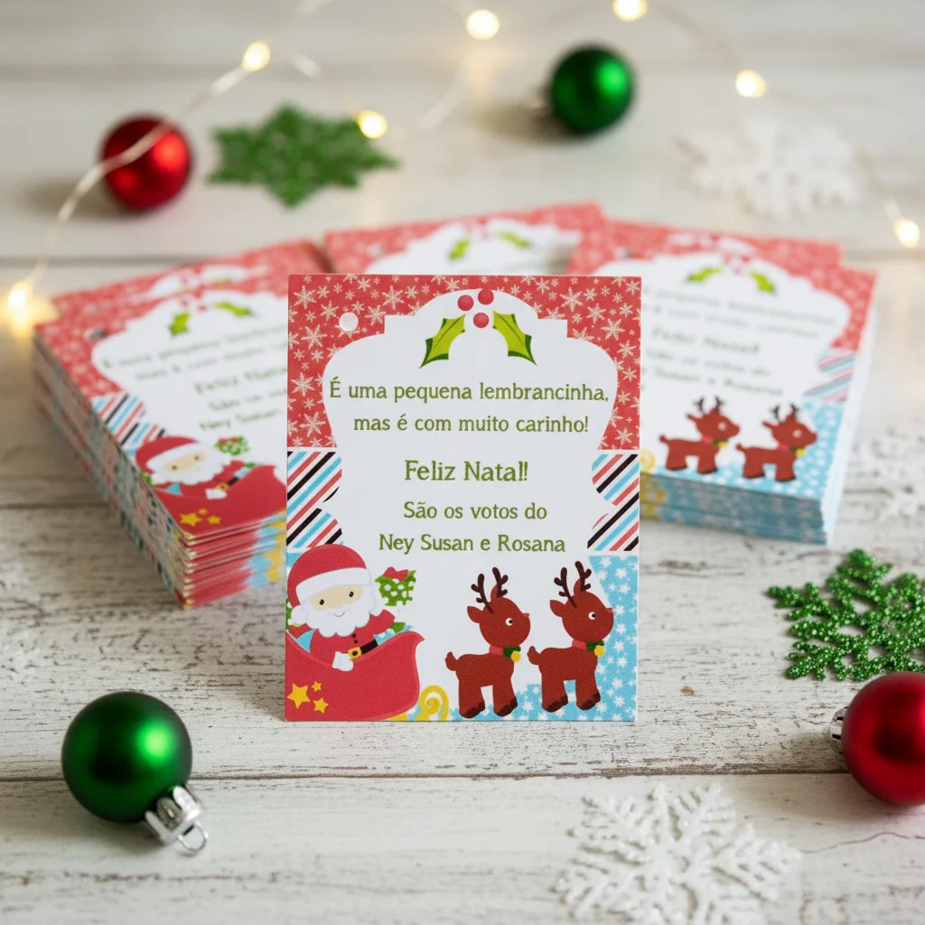 Tag Personalizada Natal (50 unidades)