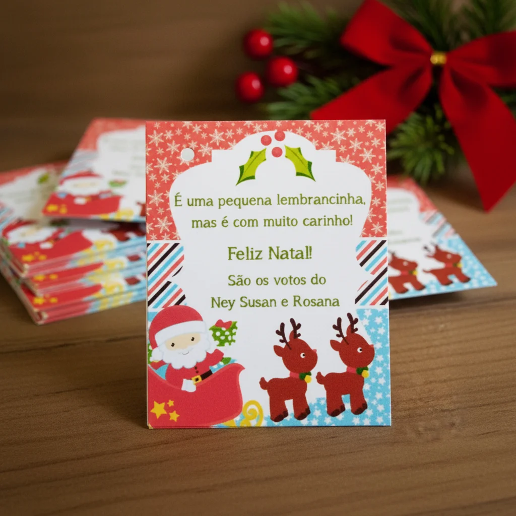 Tag Personalizada Natal (50 unidades) - Imagem 2