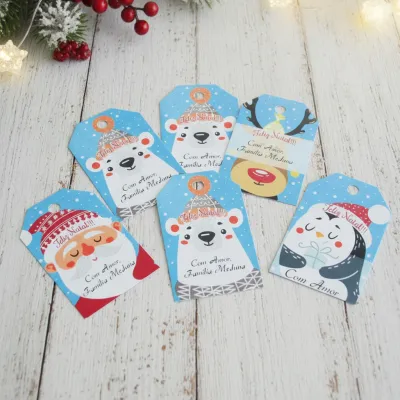 Tag Personalizada Natal (50 unidades)