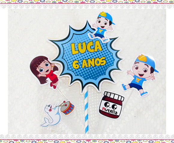 Topo de Bolo Luccas Neto - Imagem 4