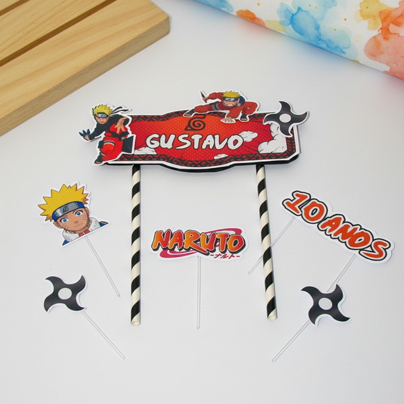 Topo de Bolo Naruto - Imagem 2
