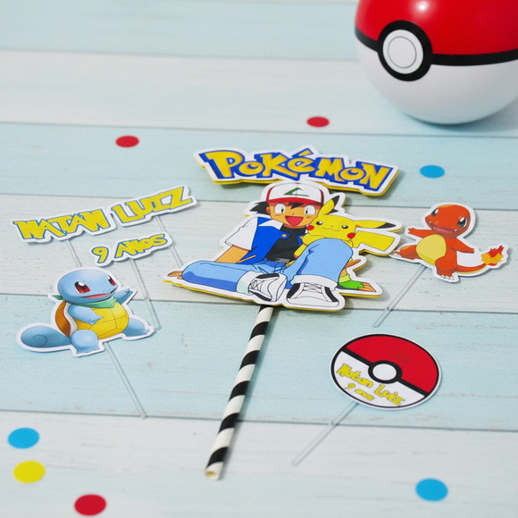Topo de Bolo Pokémon - Imagem 2