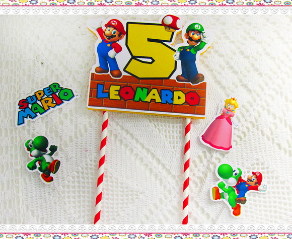 Topo de Bolo Super Mario - Imagem 2