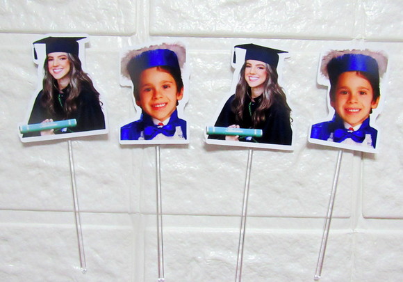Topper com Foto: Carinha de Festa Formatura