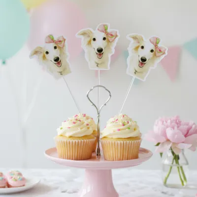 Topper para Docinho Carinha de Festa  (50 unidades)