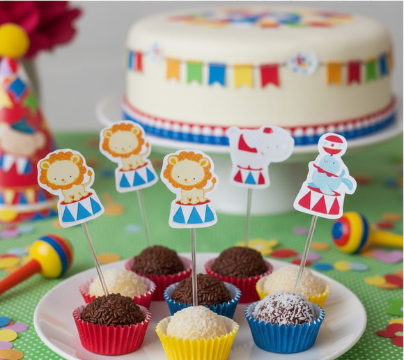 Topper para Docinho Circo ( 50 unidades) - Imagem 2