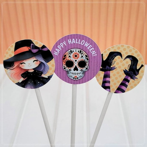 Topper para Docinhos Halloween (50 unidades)