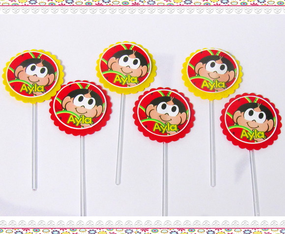 Topper para Docinhos Magali (50 unidades) - Imagem 3
