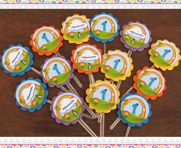 Topper para Docinhos Tema Baby Tv ( 50 unidades) - Imagem 3