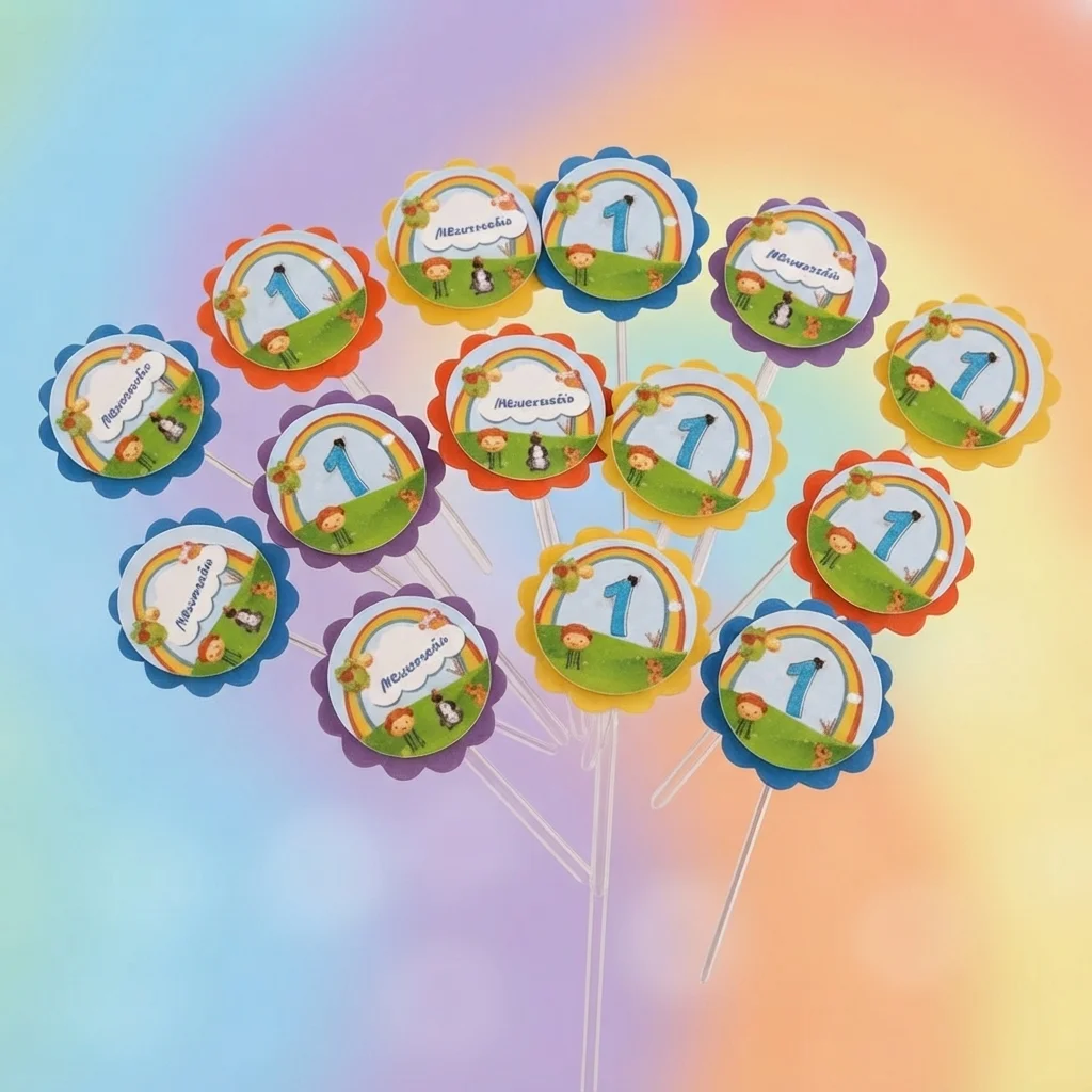 Topper para Docinhos Tema Baby Tv ( 50 unidades) - Imagem 2