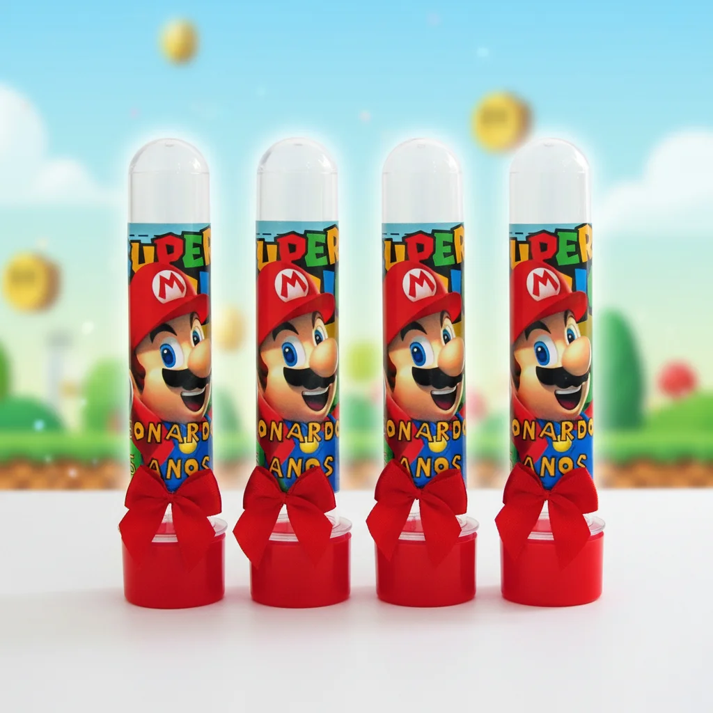 Tubete Personalizado Super Mario - Imagem 1