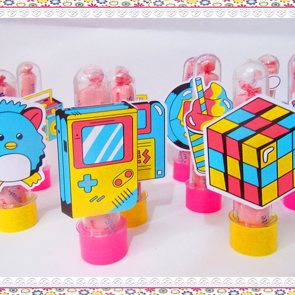 Tubetes Anos 90 Neon - Imagem 3